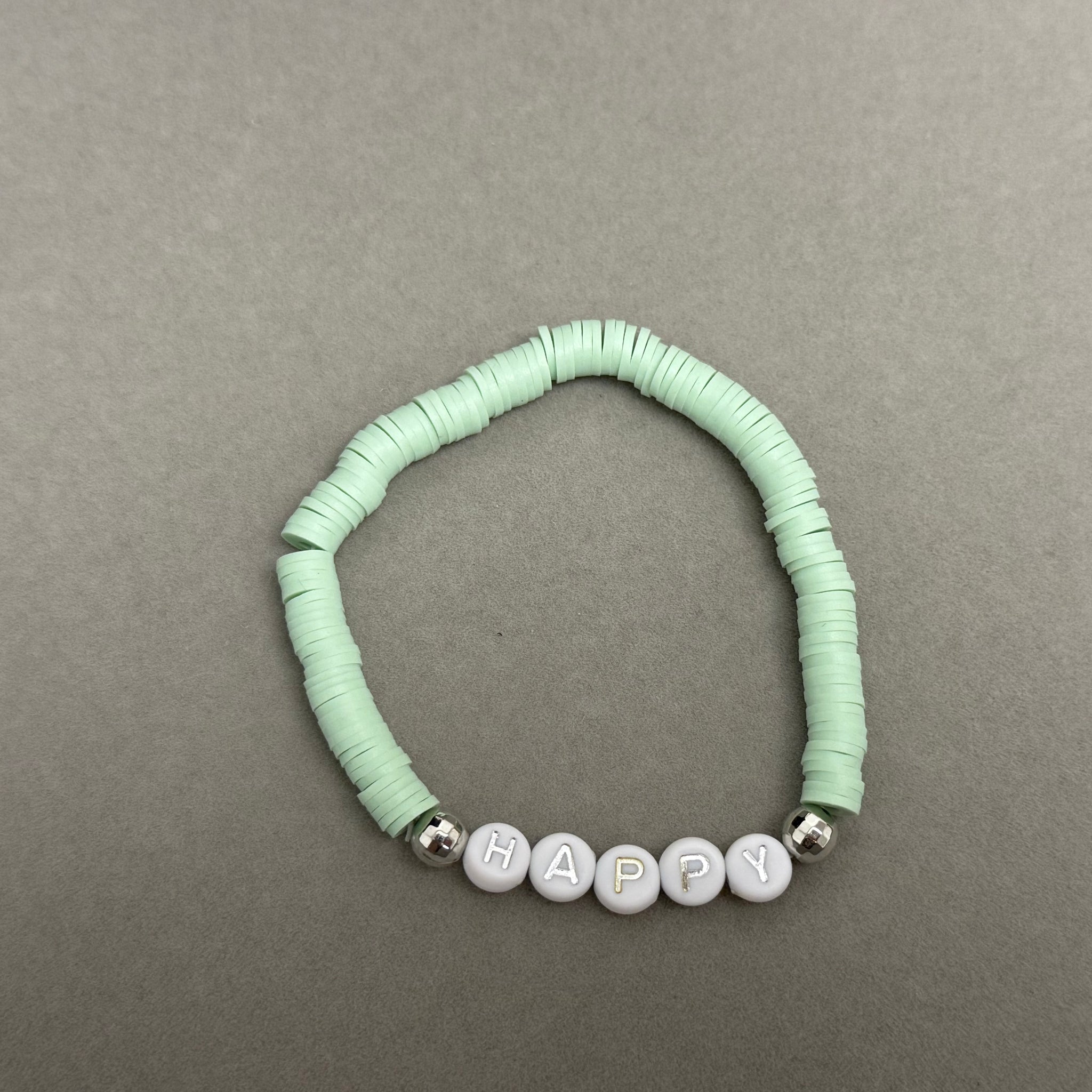 Happy light green bracelet