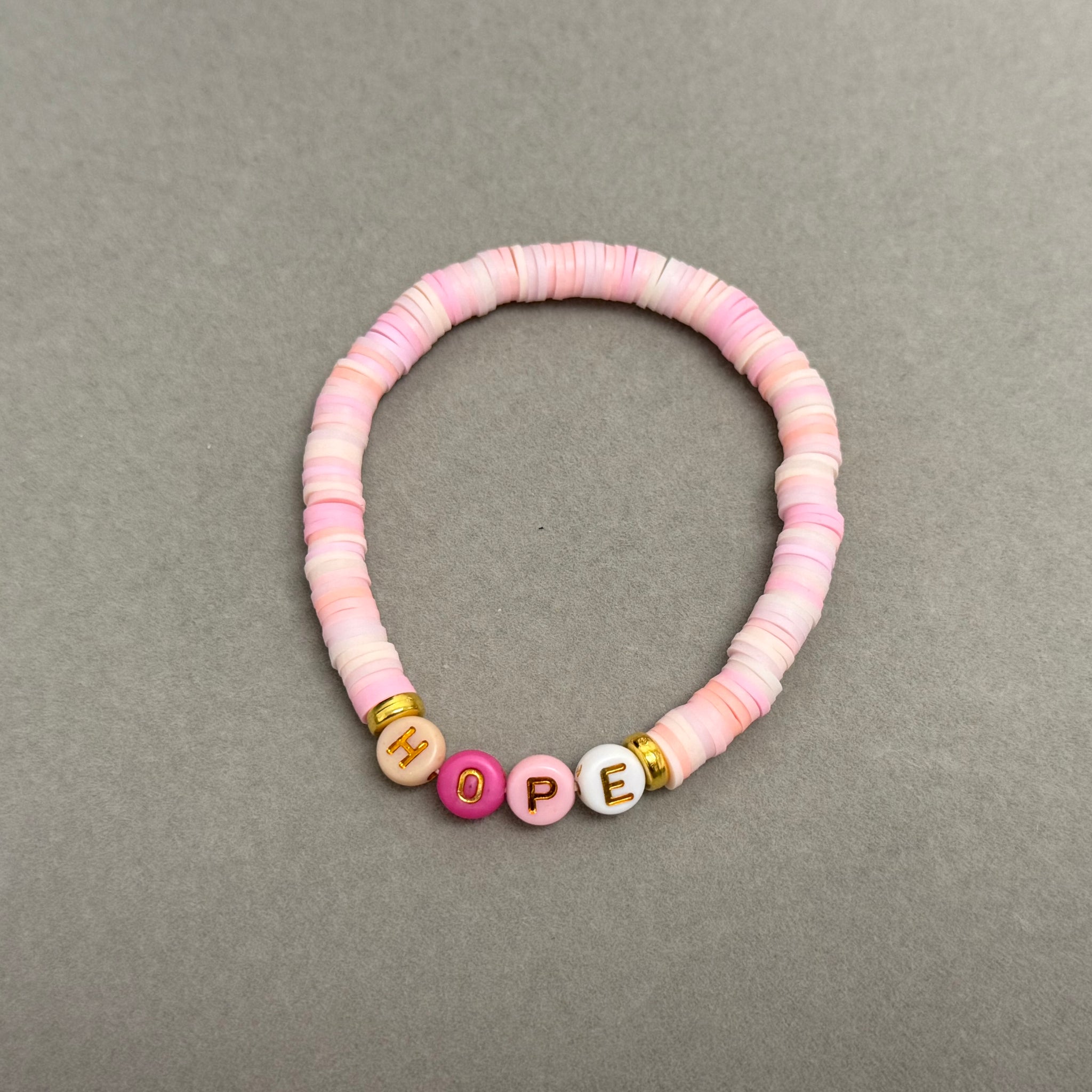 Hope pink bracelet