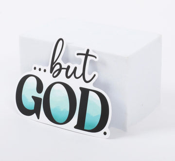 But God Christian Sticker – Waterproof Vinyl Faith Decal