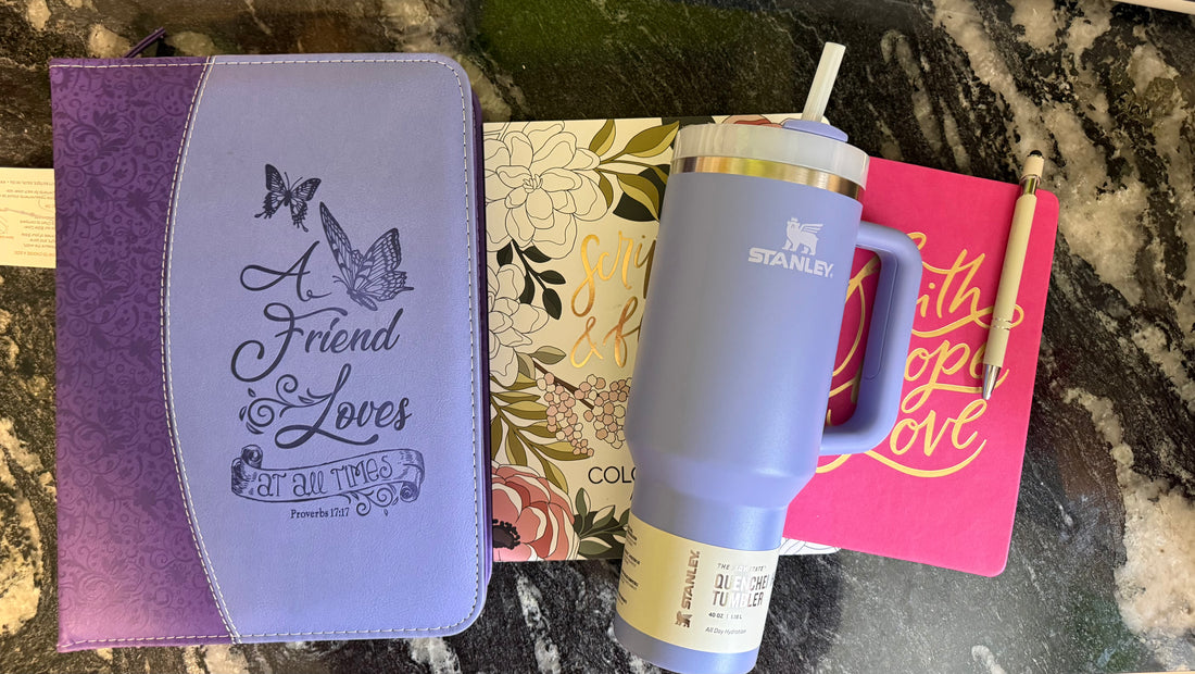 Christian Gift Box for Women Lavender Faith Gift Set