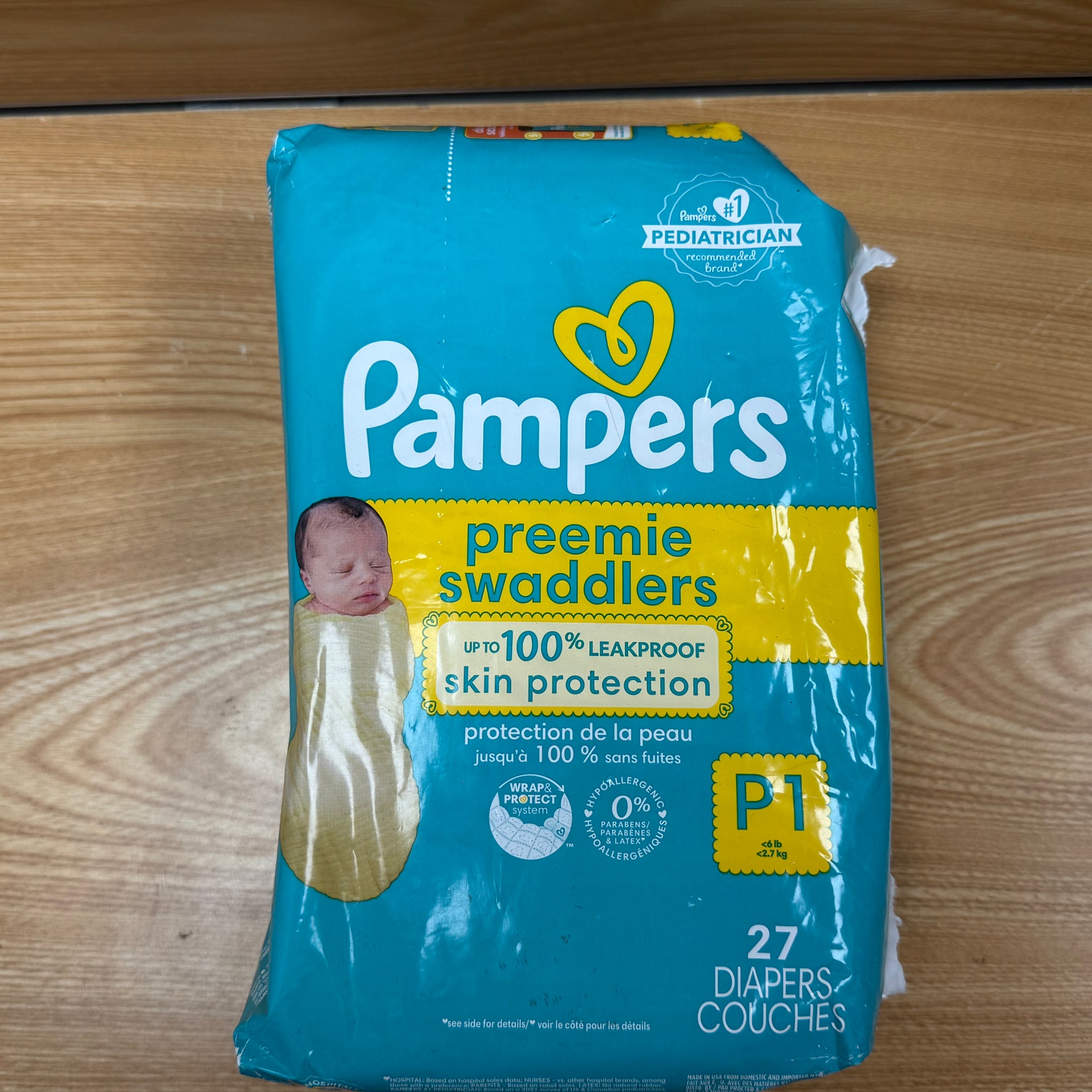 Pampers Preemie baby diapers