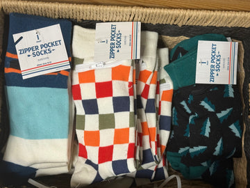 Men’s Zipper pocket socks