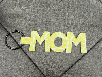 Lemon mom keychain