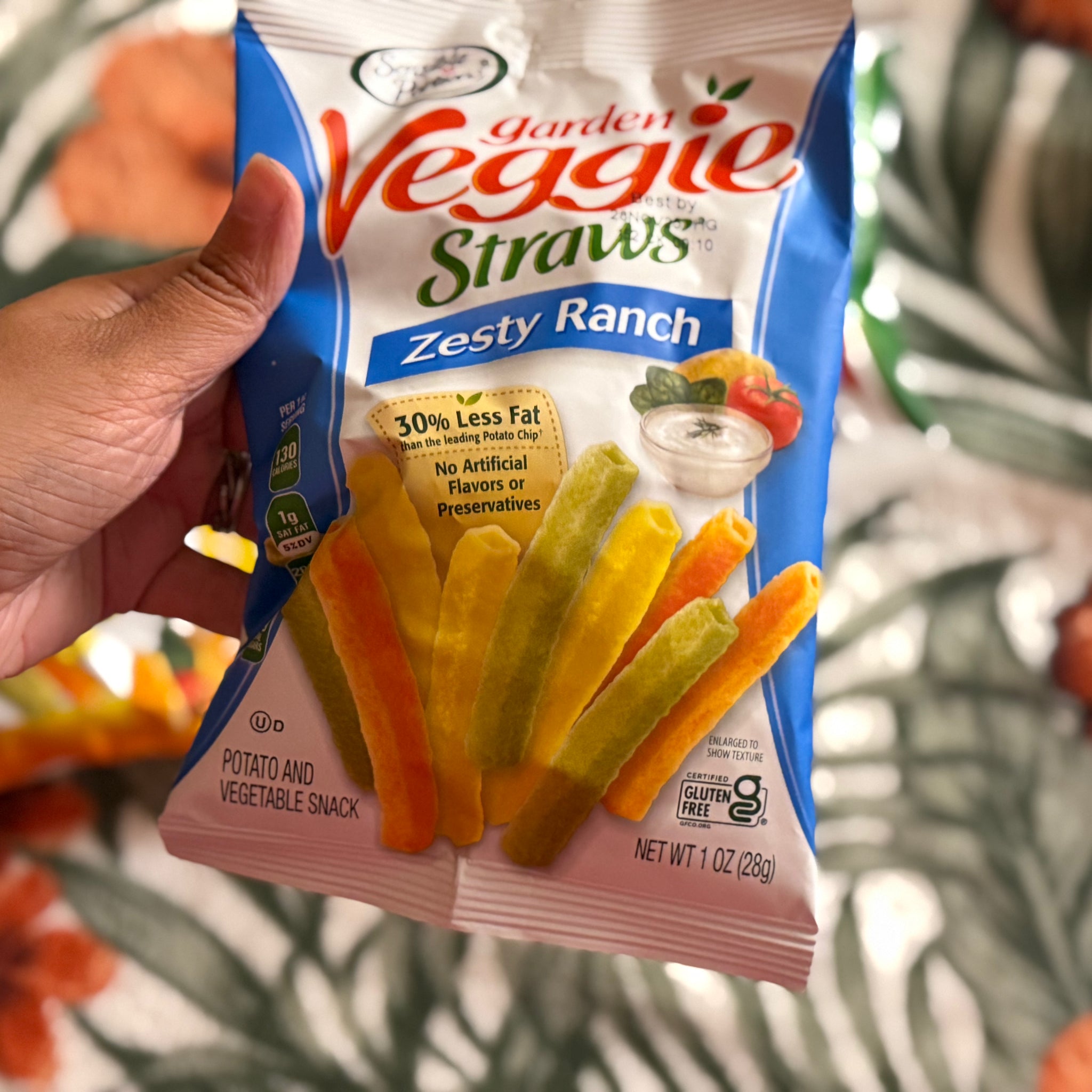 Garden veggie straws
