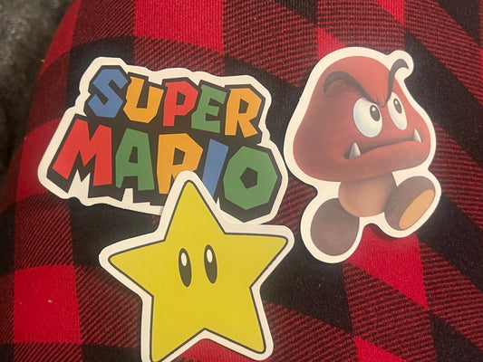 Mystery Mario sticker