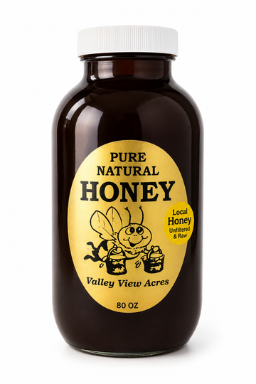 Pure natural Honey from valley view Acres local MA hunny 80 oz
