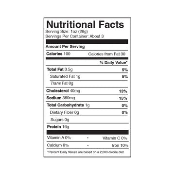 Sugar free jerky (whip city)