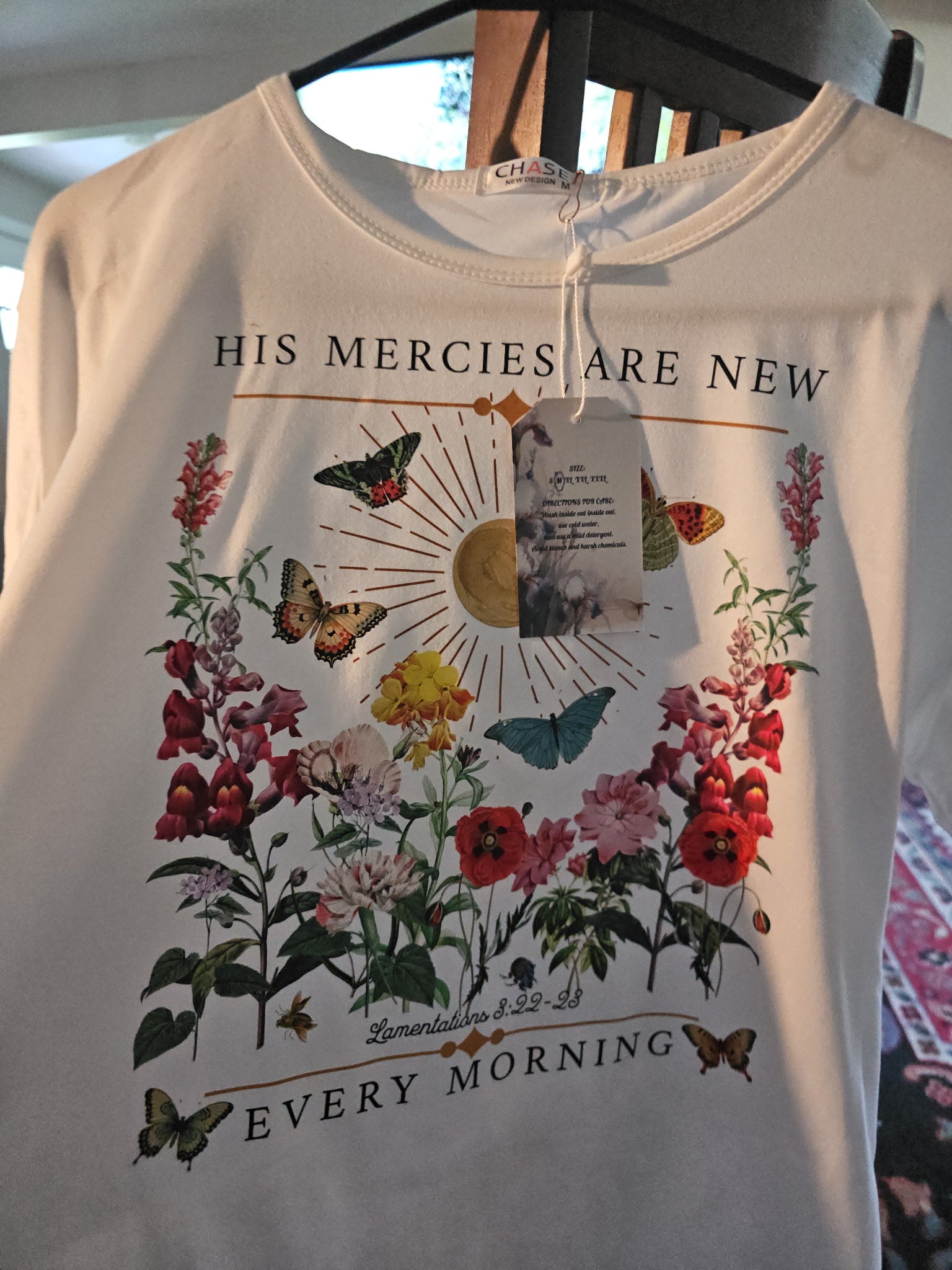 His mercies are new every morning t-shirt