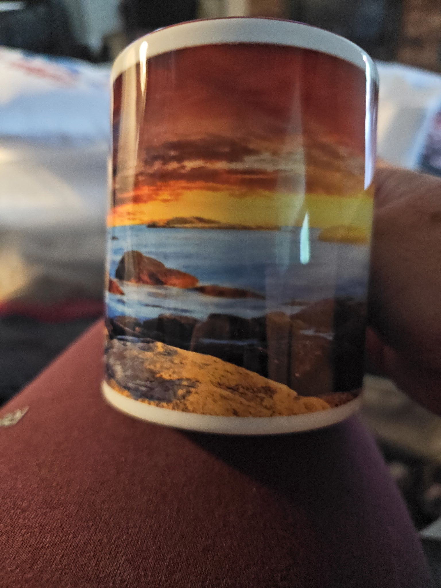 Mugs heart and design