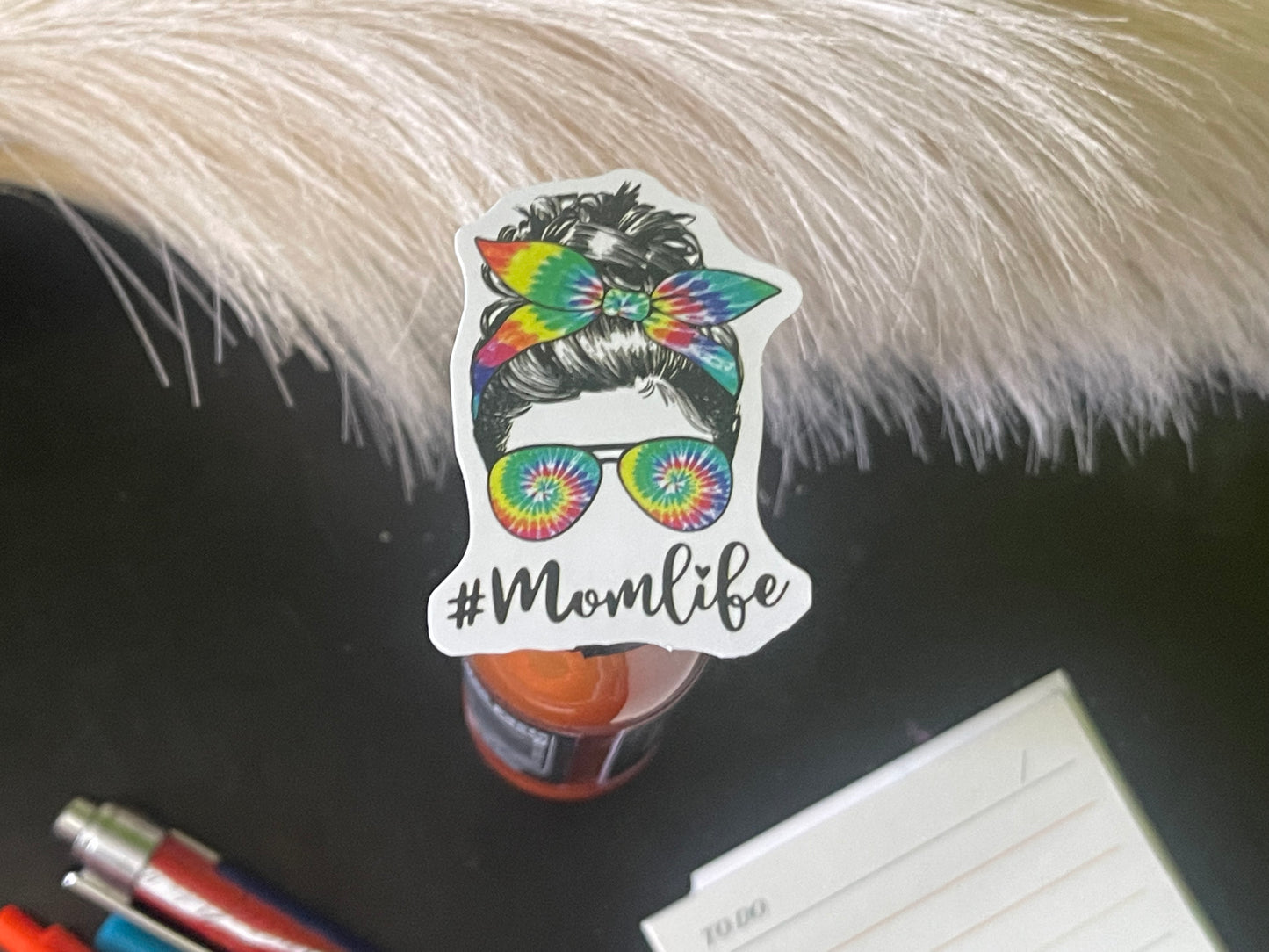 #MOMLife mom head sticker