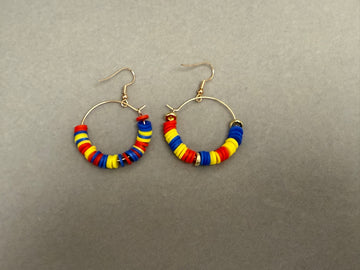 Autism awareness earrings