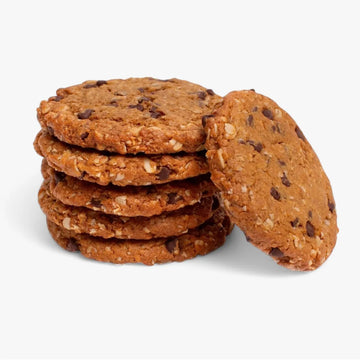 Gluten Free Vegan Peanut Butter Oat Chocolate Chip Cookies