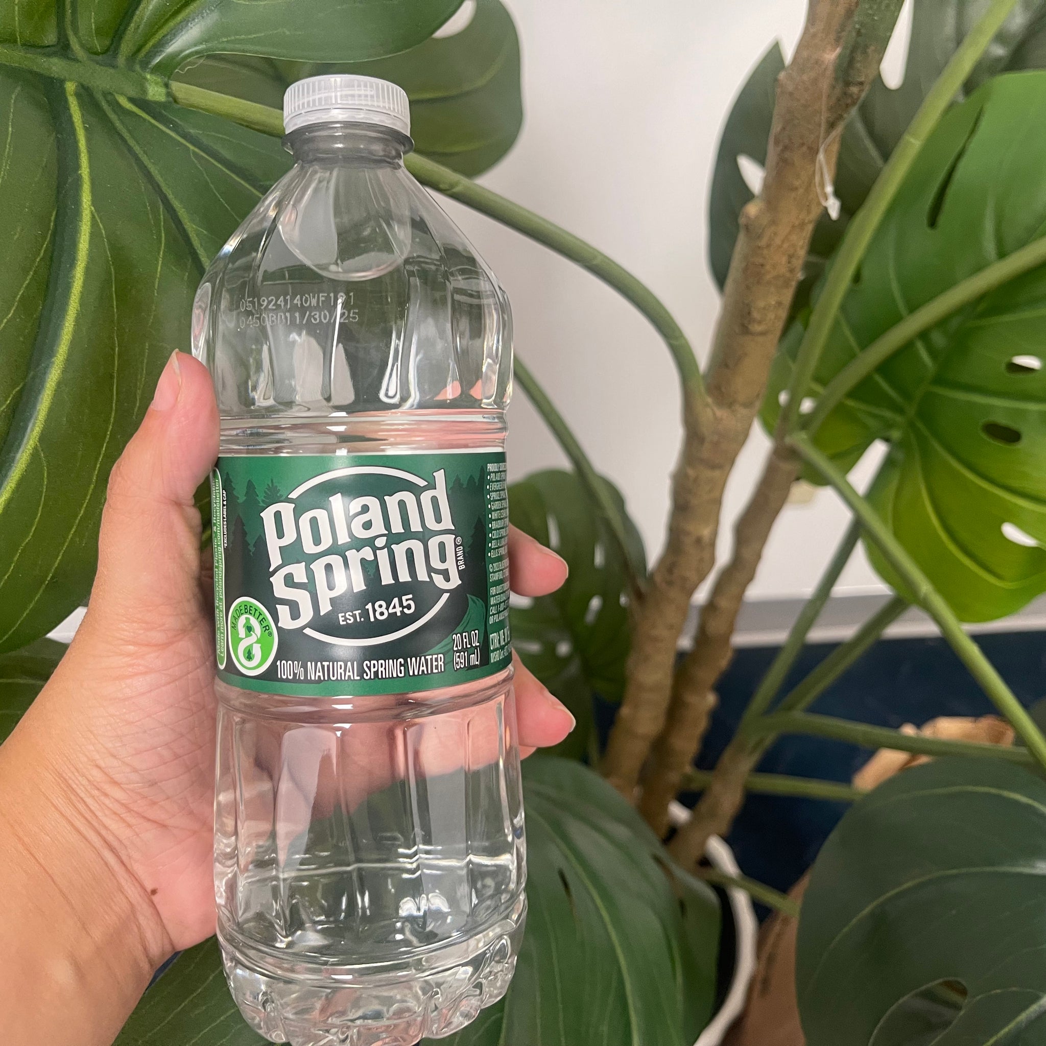 Poland spring water no cap