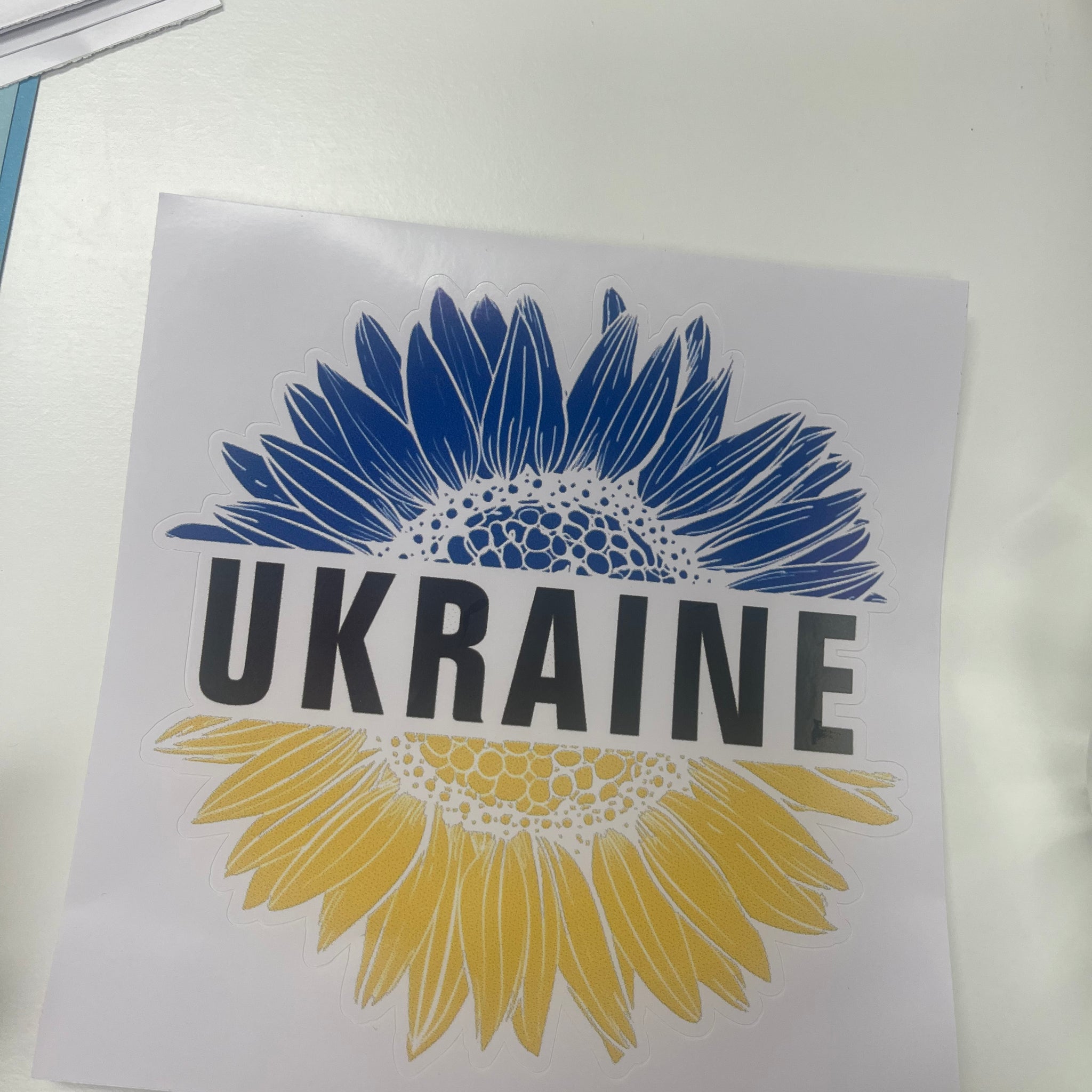 Car sticker Ukraine