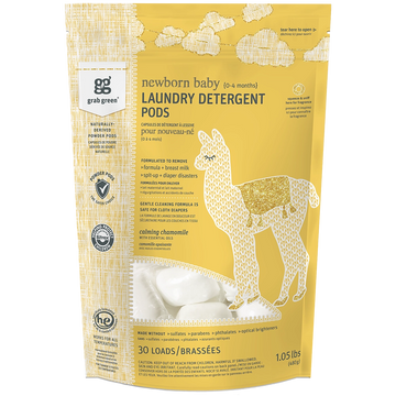 Newborn Baby Laundry Detergent Pods, Chamomile, 30 Loads