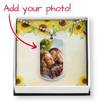SISTER IN LAW Dog Tag Necklace
